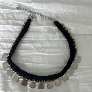 Anthropology leather necklace